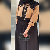 ست شلواردامنی و کت کراپ