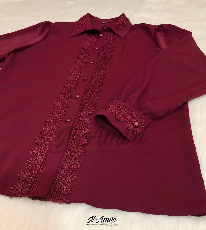 شومیز زنانه مجلسی کرپ زار