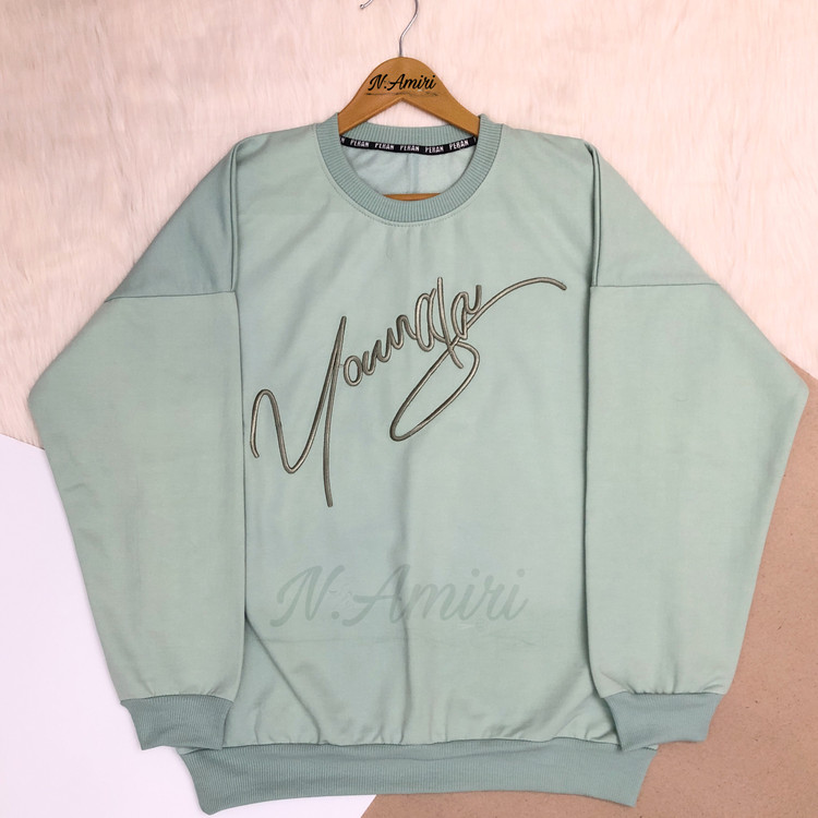 بلوز آستین بلند دورس سبز آدامسی