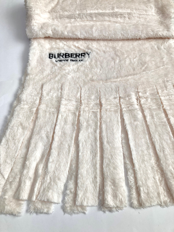 شال تِدی بیگ اسکارف سفید شیری