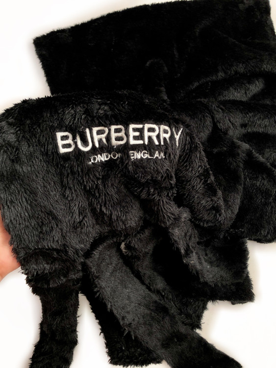 بیگ اسکارف شال تِدی وارداتی مشکی