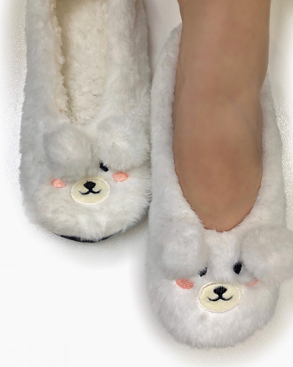 پاپوش عروسکی روفرشی زنانه سفید