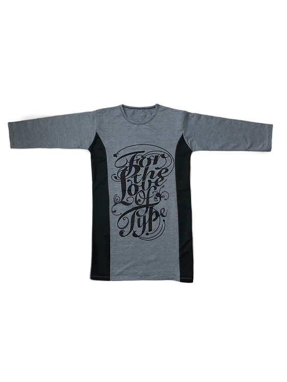 بلوز بلند زنانه طوسی